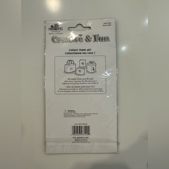 🎄Woody's Puffy Pirate Stickers  VTG - Picture 2 of 3